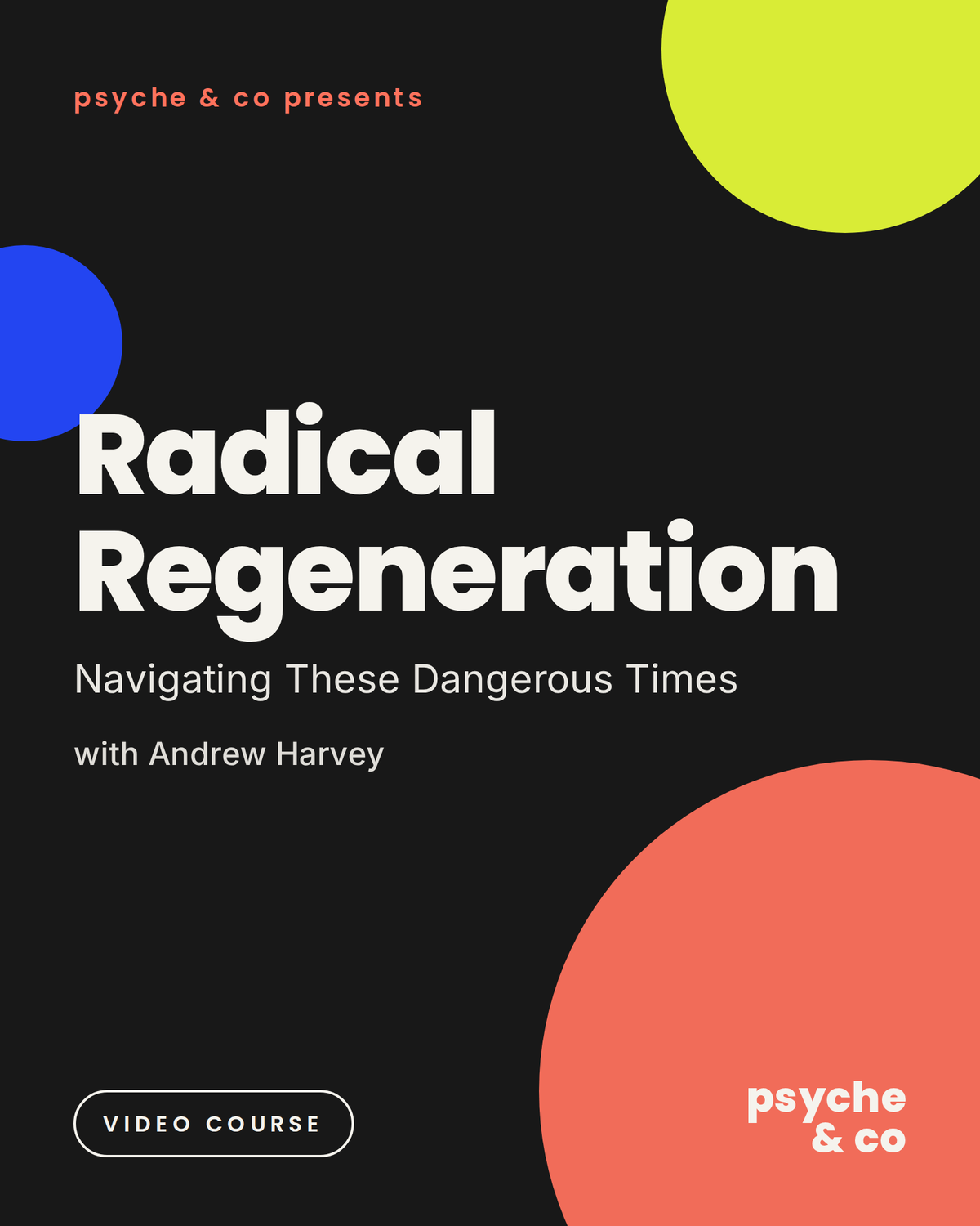Radical Regeneration — Psyche & Co. cover