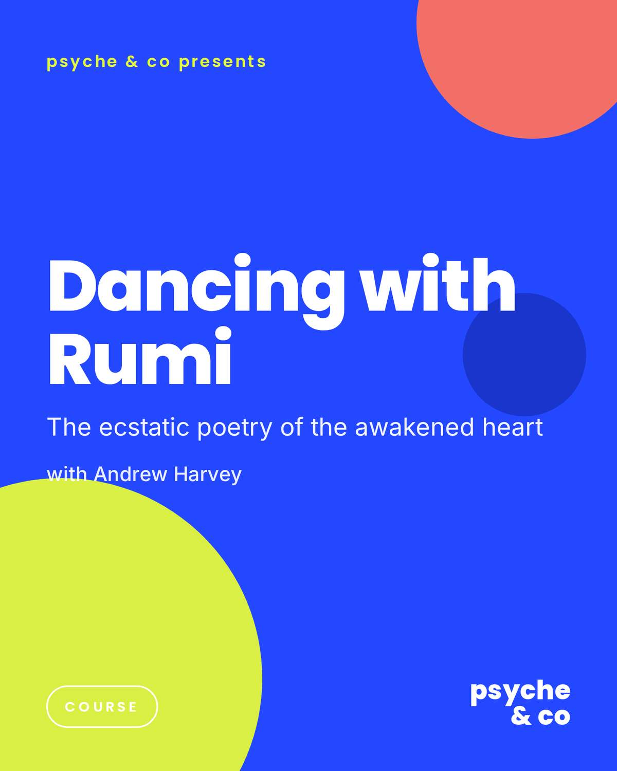 Dancing with Rumi — Psyche & Co. cover