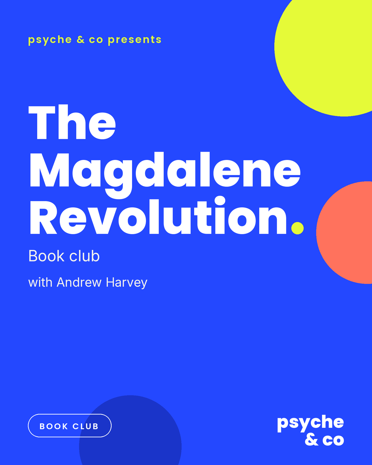 The Magdalene Revolution — Psyche & Co. cover
