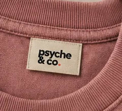 The Little Details by psyche & co., Woven label, sleeve dot